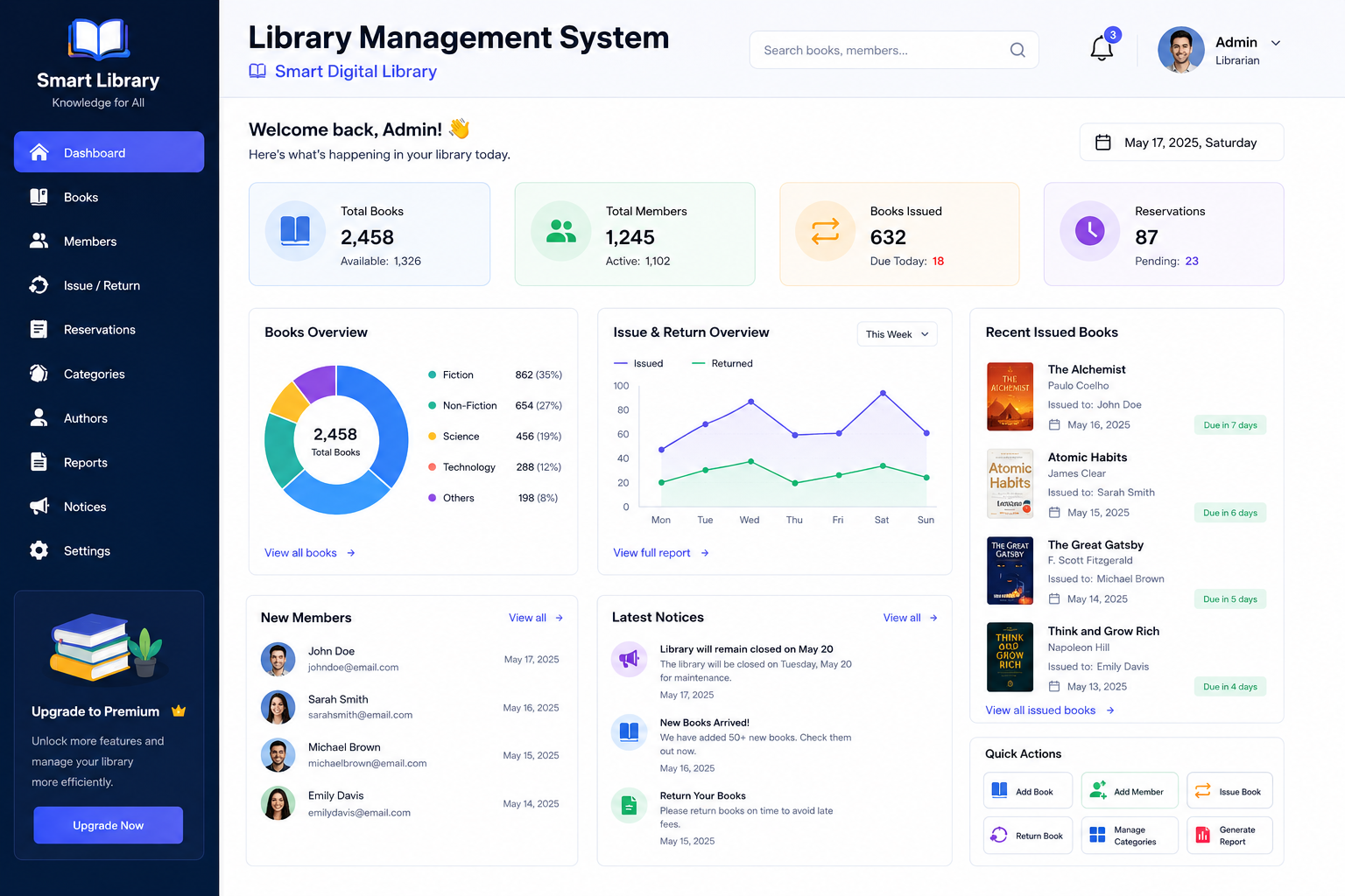 Library Management System | Smart Digital Library